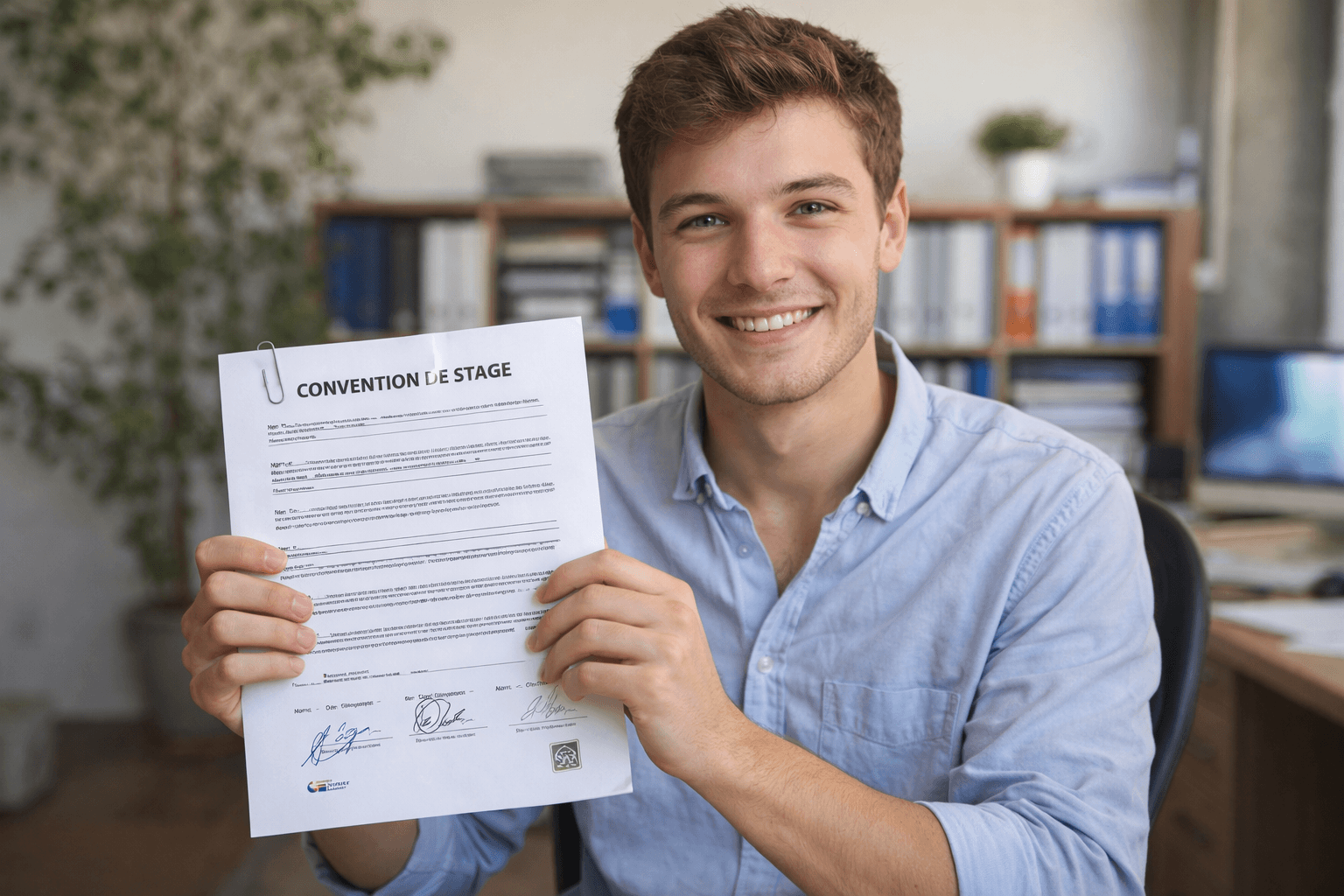 document de convention de stage