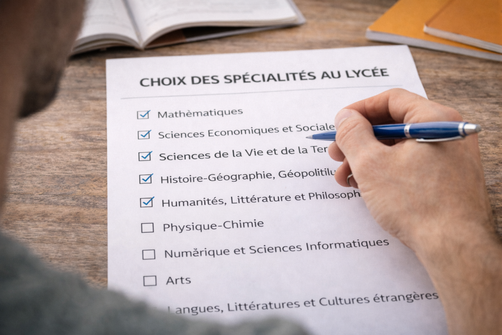 option au lycée