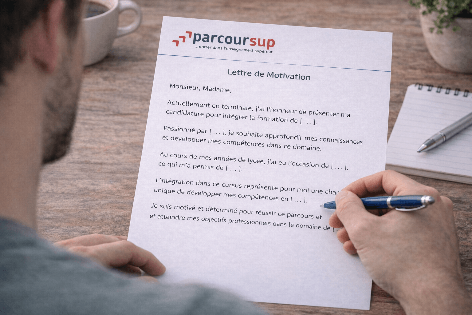 lettre de motivation parcoursup​